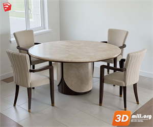 Dining Table Set Skp Files
